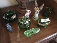 9+/- Pieces of China & Glass
