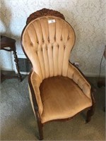 Victorian Arm chair w/ Casters