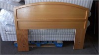 Double solid wood headboard (comes with frame)