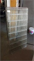 Large 8 panel dog cage some rust