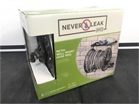 New Never Leak metal wall mount hose reel