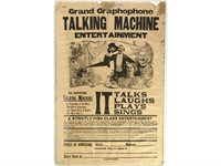 Columbia Cylinder Phonograph Poster Graphophone