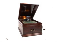Victor Victrola IX Table Top Phonograph Mahogany