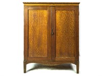 Player Piano Roll Cabinet Record Victrola Oak