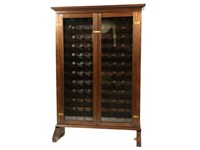 Cylinder Phonograph Record Storage Display Cabinet
