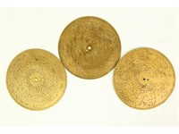 3 Symphonion Music Box Discs 8 1/2"