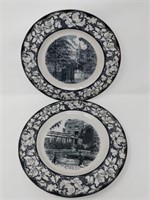 Vintage Commemorative Winthrop College Plates