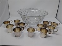 Punch Bowl/Silver Cups