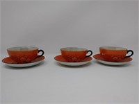 Orange Tea Cups