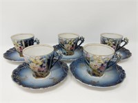 Set of Antique German Demitasse Cups