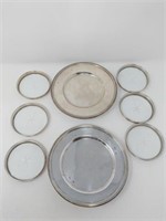 Sterling Silver Coasters & Dessert Plates