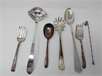 Assorted  Silver Servingware - Some Sterling