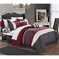 CHIC HOME DESIGN 6PC COMFORTER SET KING