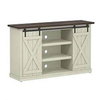 BELLO COTTONWOOD TWO-TONE TV STAND(NOT ASSEMBLED)
