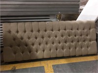 TUFTED HEADBOARD W/ SIDE RAILS NO SIZE