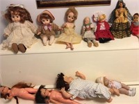 Box of Assorted Dolls