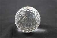 Crystal paperweight - Sphere with Divots