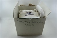 Box of Visors "Dan the Nice Guy"