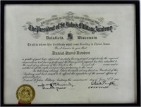DR Diploma - St. John's Military Academy