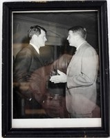 Small, Framed Edward "Ted" Kennedy and DR