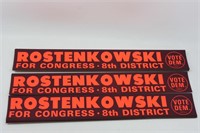 Bumper Stickers - Rostenkowski for Congress (54)