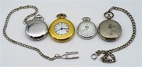 Quantity of modern pocket watches