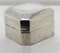 Sterling silver ring box