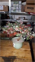 Jadeite flower arrangement
