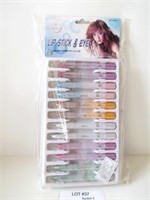 Pack of 24 Lipstick and Eye Color Set