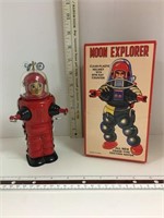 Tin Moon Explorer Robot Toy