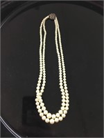Pearls with Sterling Clasp