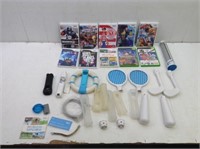 WII System Accessory Lot