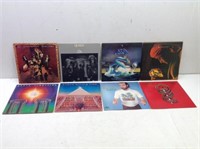 (8) Classic Rock LP's  70's - 80's  All VG+