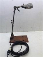 Industrial Steampunk Style Lamp  Articulating