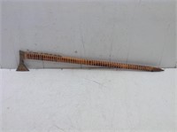Unique Vtg Axe Head Walking Stick  35" Lg