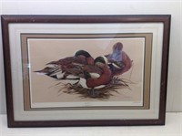 Framed/Matted Duck's Unlimited "Sittin Pretty"