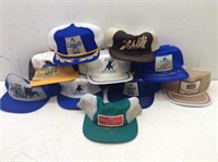 Lot of (10) Beer Advertising Hats