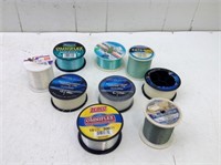 Assorted Spools of Fishing Line