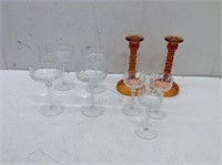 Collectible Glass Ware  (4) Seneca Cryatal Glasses