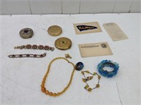 Assorted Vtg Woman's Costume Jewelry & (3)