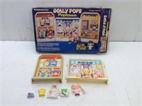 Vtg Dolly Pops "Poptown" Play Set w/ Box
