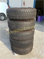 5 -17" tires on black 5 X 5 rims