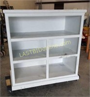Large Solid Wood Shelf Unit
