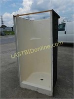 Fiberglass bathroom shower