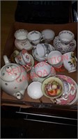 Flat of Tea Cups & Saucers