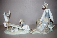 Two various Spanish ceramic figures