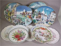 Eleven mostly Royal Doulton cabinet plates