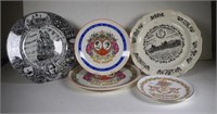 Five various commemorative collectors plates