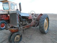 1952 Massey Harris 44 tractor, part of cultivator