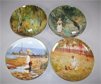 Four 'McCubbins Romantic Classics' plates